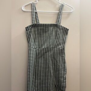 Forever 21 Black and White Gingham Mini Dress